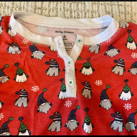 Roller Rabbit Gnoels Holiday Christmas Pajamas PJS - Picture 5 of 9